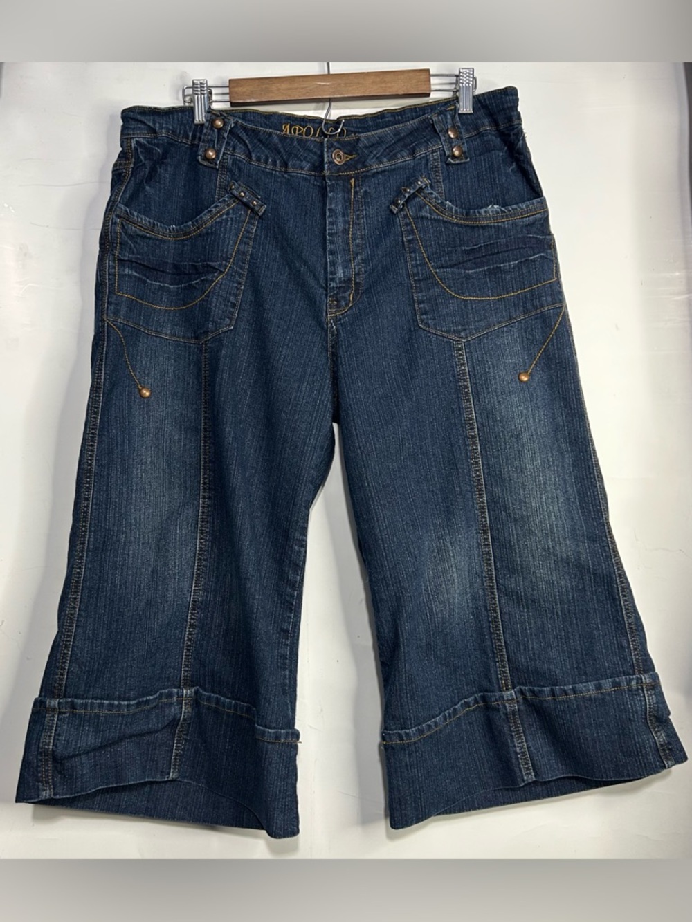 Apollo Jeans Vintage 90's Y2K Cropped Jeans Size 17/18